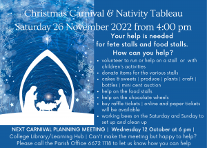 Christmas Carnival & Nativity Tableau Saturday 26 November 2022 from 400 pm (4)